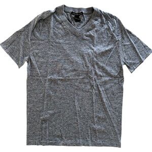 Autumn Cashmere Mens Short Sleeve V Neck Cotton T-Shirt Sweater Blue S M XL NWT